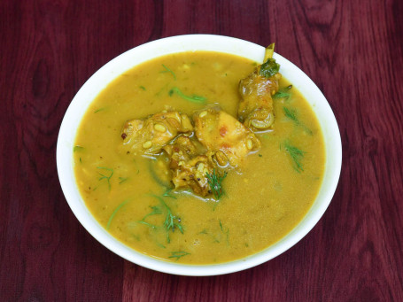 Chicken With Black Dal