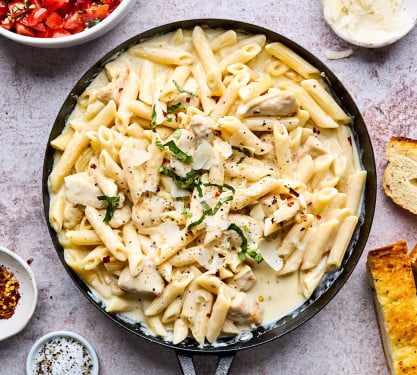 Ob Chicken Cheese Cottage Penne Pasta