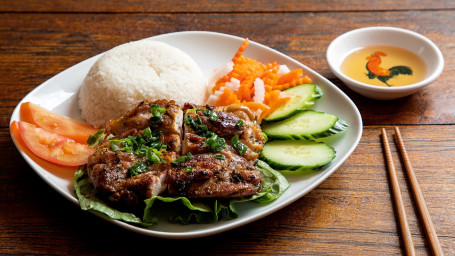 Grilled Chicken Rice Com Ga Nuong