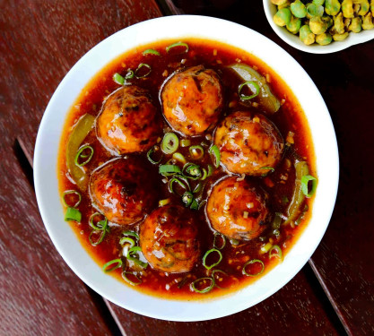 Vegetable Ball In Manchurian Sauce