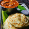 Laccha Paratha And Chicken Masala Gravy