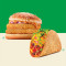 Crispy Veg Double Patty Burger+Veg Crunchy Taco.