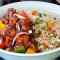 Hot Chilli Chicken And Veg Fried Rice [4 Pieces]