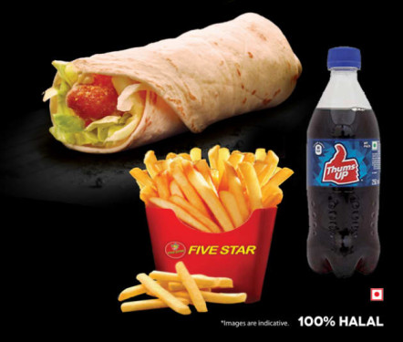Chicken Roll Meal (Chicken Roll French Fries Soft Drink)