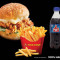 Hot Crispy Burger Meal (Hot Crispy Burger French Fries Soft Drink)