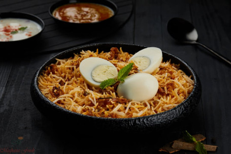 Egg Biriyani +Ryta