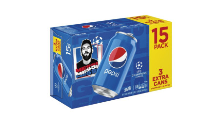 Pepsi 12Oz. Paquete De 15 Latas