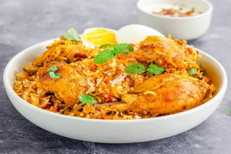 Chicken Hyd Biryani With Egg