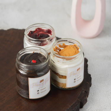 Assorted Dessert Jars (Set Of 3)