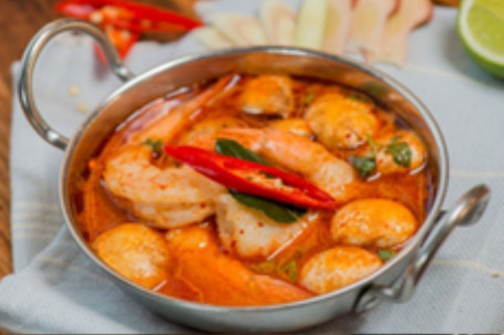 Tom Yum Nam Khon Prawns