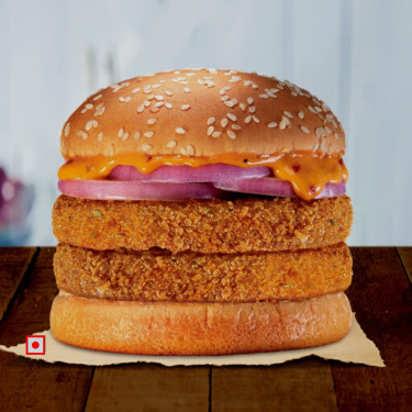 Double Krispy Chicken Patty Burger