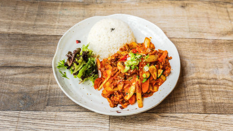 Jeyuk Dupbap Spicy Fried Pork