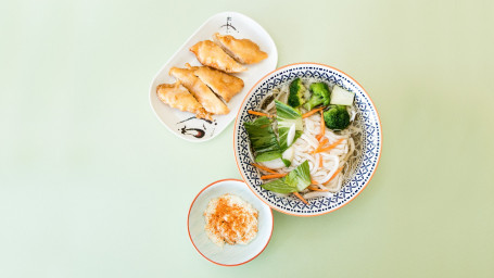 Crispy Chicken Udon Soup