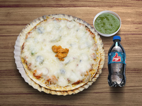 6 Chicken Tandoori Cheese Pizza Thumbs Up(250Ml)