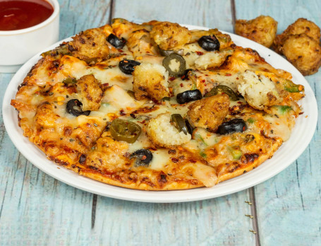 7 B.r. Special Manchurian With Paneer Pizza