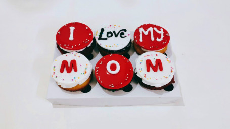 Mom Cupcakes 6 Pieces