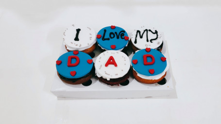 Dad Cupcakes 6 Pieces