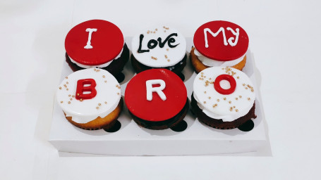 Bro Cupcakes 6 Pieces