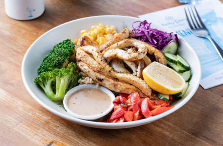 Hunky Bowl With Char Grilled Calamari