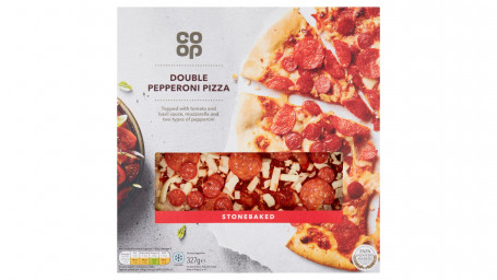 Co Op Double Pepperoni Stonebaked Thin Crispy