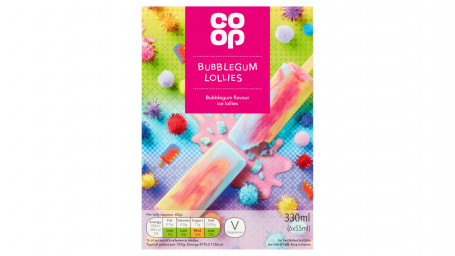 Co Op Bubblegum Lollies X