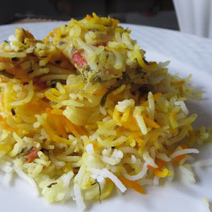 Biryani de pescado