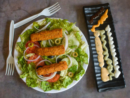 Chicken Achari Kebab Salad