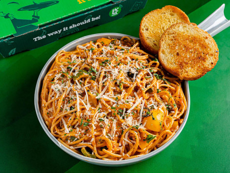 Jain Spicy Spaghetti Pasta