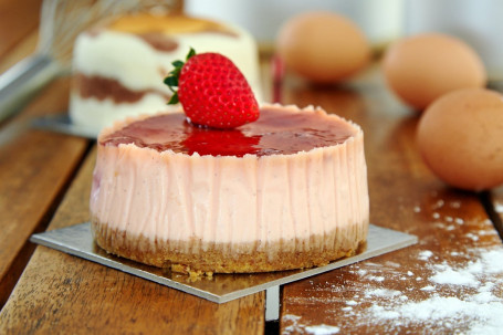 Whole Strawberry Cheesecake