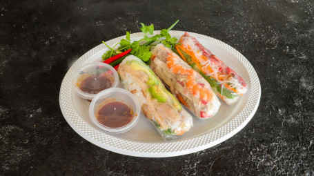 Chicken And Avocado Rice Paper Roll