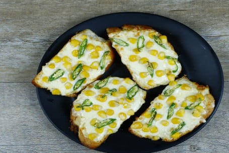 Sweet Corn Cheese Garlic Bread (J)