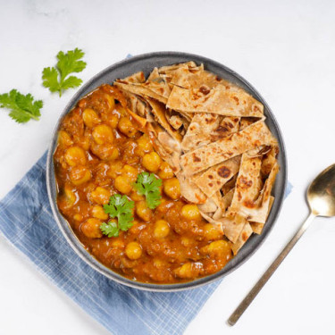 Chole Paratha Bowl