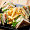 Club Sandwich Con Papas