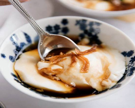 Tofu Pudding With Ginger Syrup