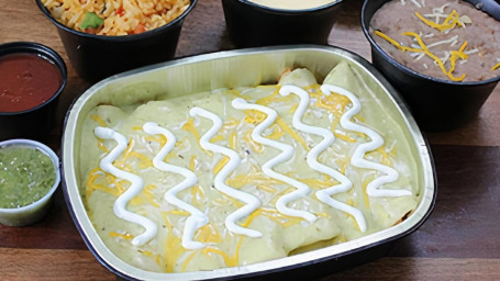 Enchiladas Familiares (2-3 Porciones)