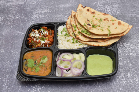 Mixed Veg Dal Tadka Choice Of Rotis/ Rice Salad