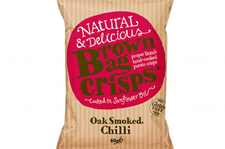 Bolsa De Brown Crisps Oak Fumado Chilli