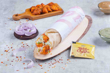 Masala Chicken Tikka Wrap (Spicy)