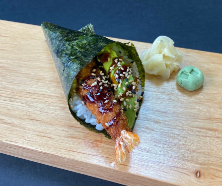 Crispy Prawn Katsu Avocado Temaki