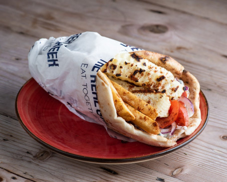 Halloumi Souvlaki Wrap (V