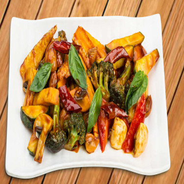 Crispy Thai Basil Vegetables