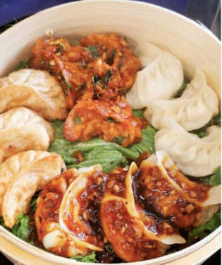 Assorted Veg Momos Platter 1 [12 Pieces]