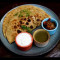 Mixed Paratha Dahi Achar Chutney