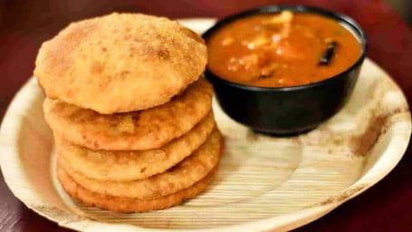 Aloo Sabji N Aloo Kochari (4Pc) With Achar