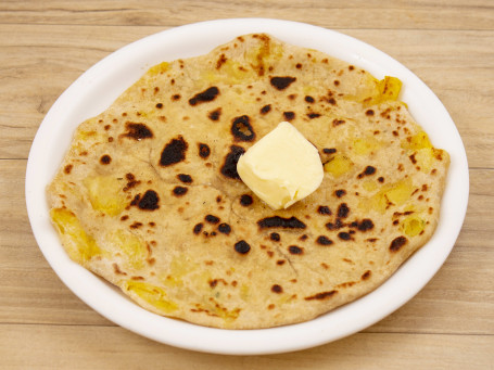 Aloo Paratha With Makhan