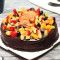 Eggless Choco Fresh Fruit Cake (1/2 Kg)