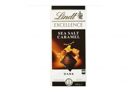 Lindt Excellence Dark Chocolate Sea Salt Caramel