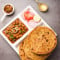 Rice Paratha [2Pc] Pickle Chole Dal Makhni