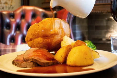 Roast Rump Cap Of Beef Yorkshire Pudding