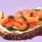 Smoked Salmon Soft Cheese Open Sandwich